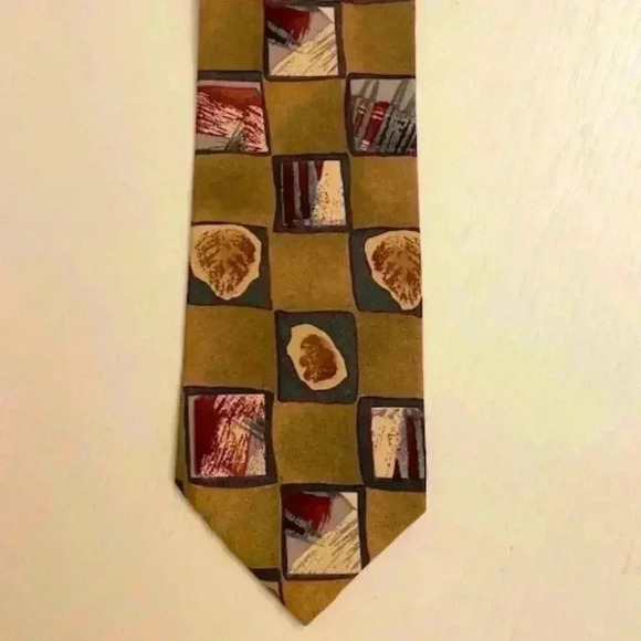 Nino Foriero Y2K Vintage Silk Tie Made in Canada - Picture 1 of 6
